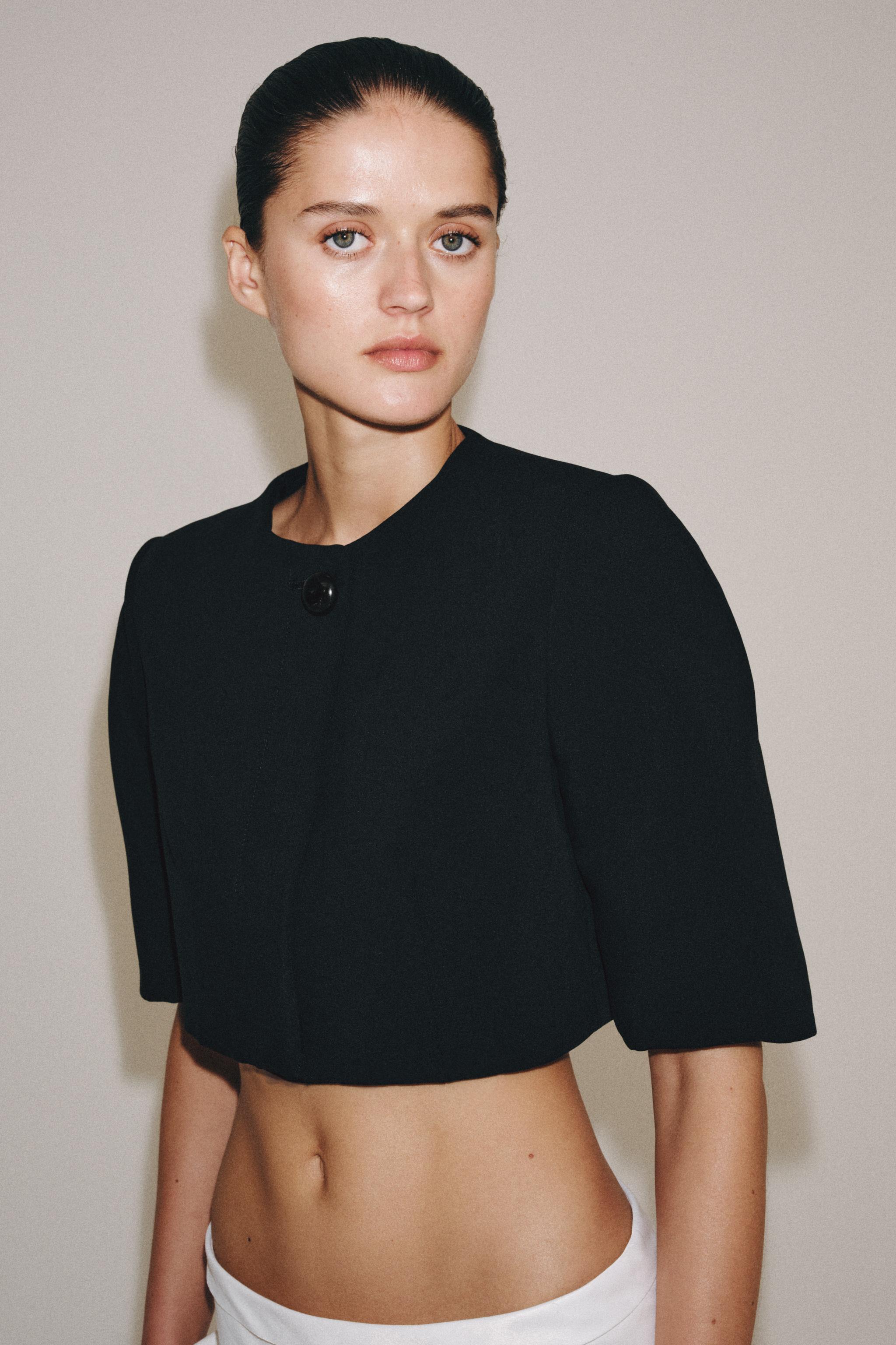 ZW COLLECTION CROPPED BLAZER